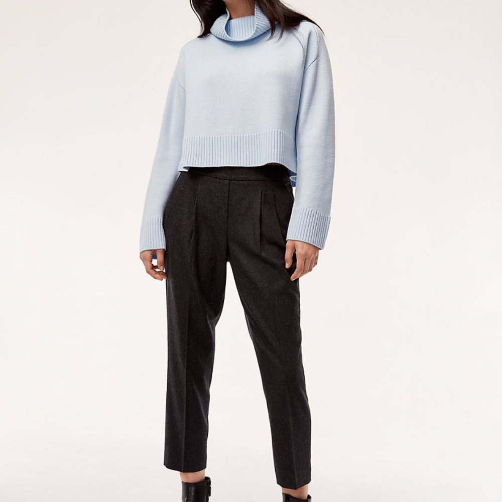Aritzia Babaton Cohen Wool Cashmere Pant Size 2 - Picture 2 of 8
